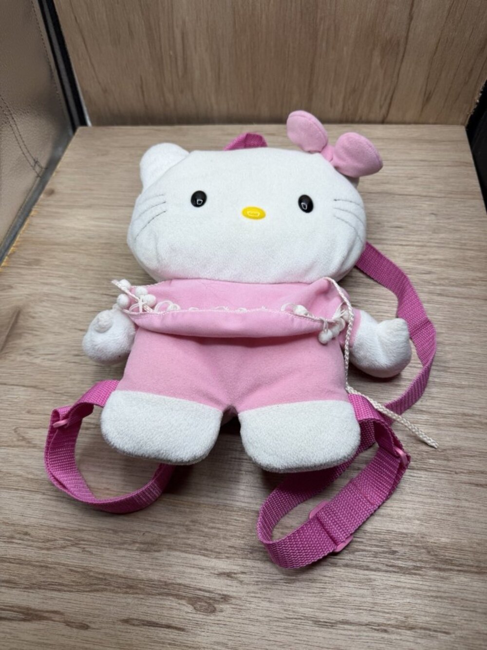 Sanrio Smiles 14 Inch Hello Kitty Plush Backpack